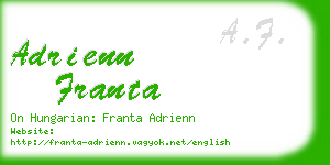 adrienn franta business card